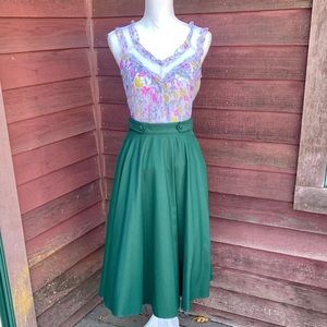 Spring Garden Vintage Style Blouse